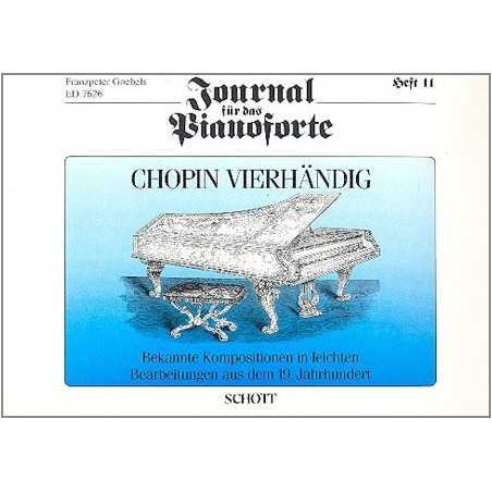 JOURNAL POUR PIANOFORTE - CHOPIN VIERHÄNDIG