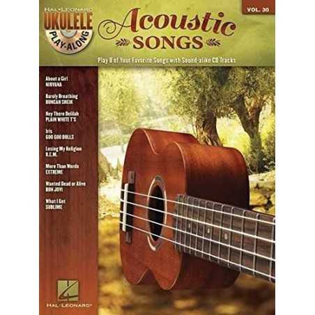 UKULELE PLAY-ALONG VOLUME 30 ACOUSTIC SONGS (+CD)