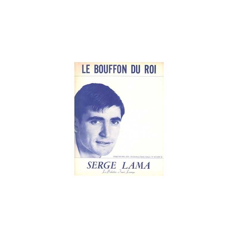 Sheet music LE BOUFFON DU ROI Serge Lama