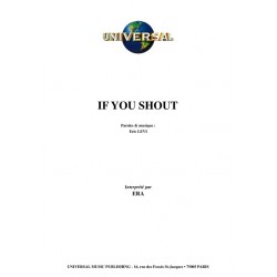 IF YOU SHOUT