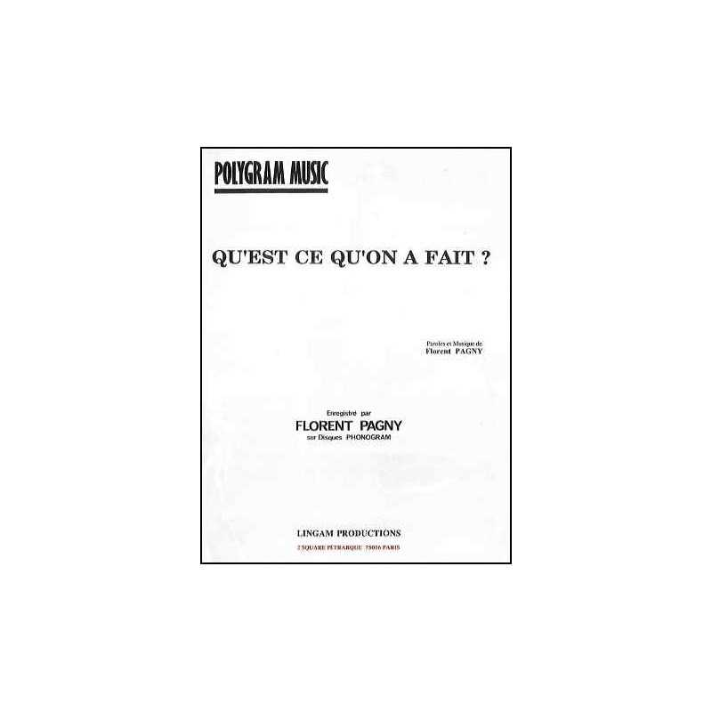 QU'EST CE QU'ON A FAIT 