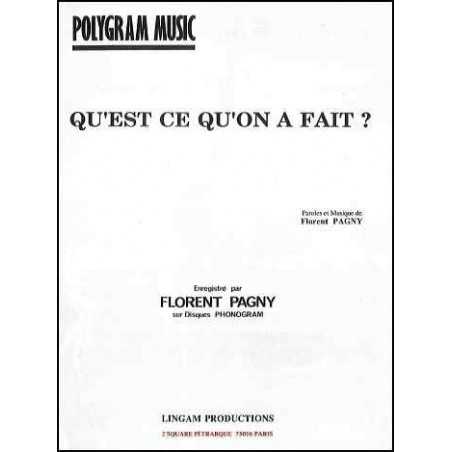 QU'EST CE QU'ON A FAIT