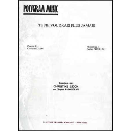 TU NE VOUDRAIS PLUS JAMAIS