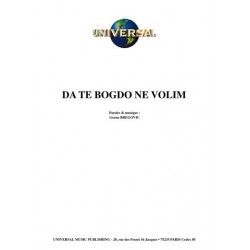 DA TE BOGDO NE VOLIM