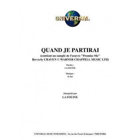 QUAND JE PARTIRAI