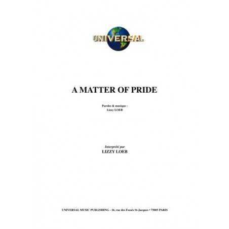 A MATTER OF PRIDE