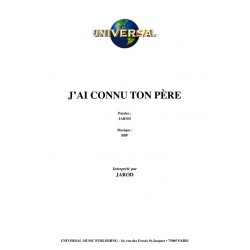 J’AI CONNU TON PÈRE