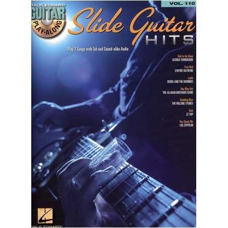 GUITAR PLAY-ALONG VOL.110 : SLIDE GUITAR HITS (+CD)
