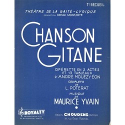 Partition CHANSON GITANE 1ER RECUEIL