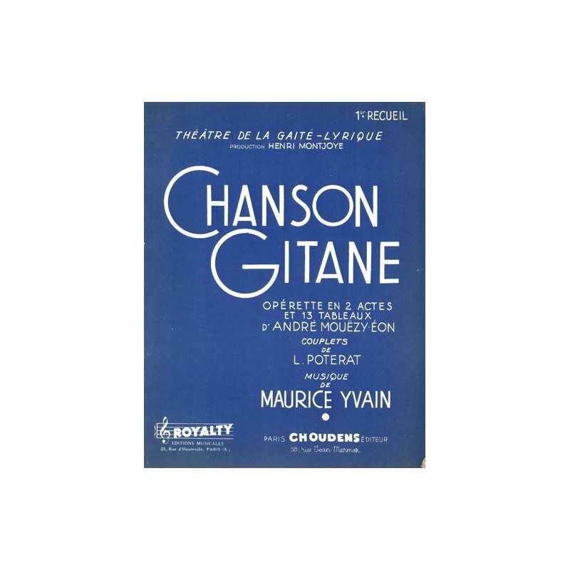 Partition CHANSON GITANE 1ER RECUEIL