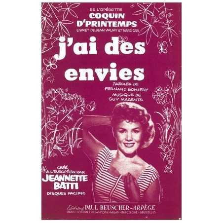 J'AI DES ENVIES