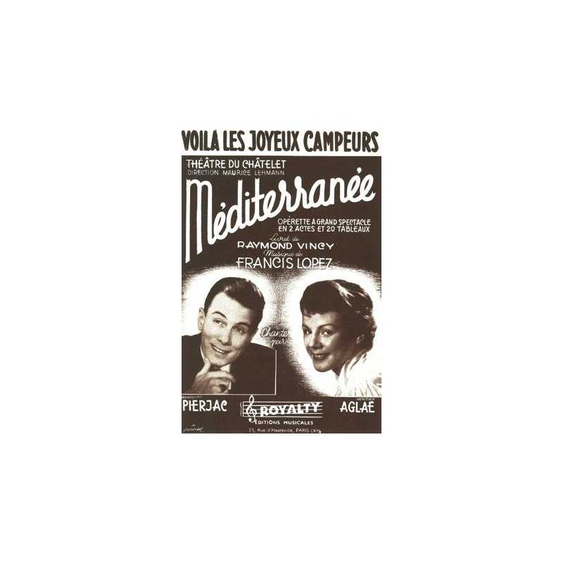 Sheet music VOILÀ LES JOYEUX CAMPEURS Pierjac & Aglaé pdf