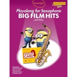 GUEST SPOT : BIG FILM HITS PLAYALONG FOR ALTO SAX