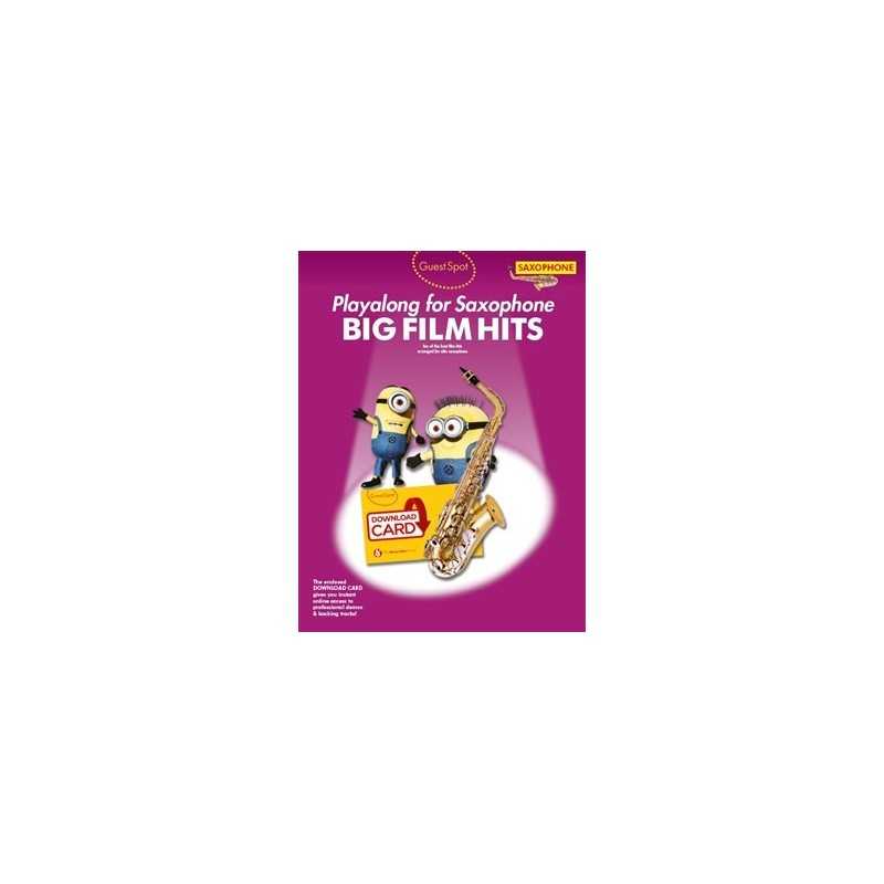 GUEST SPOT : BIG FILM HITS PLAYALONG FOR ALTO SAX