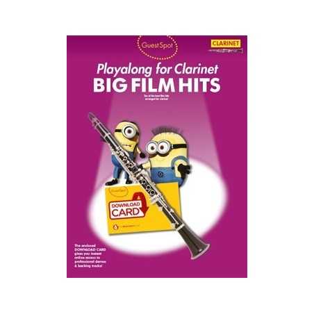 GUEST SPOT : BIG FILM HITS PLAYALONG FOR CLARINET