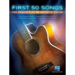 Songook FIRST 50 ROCK SONGS YOU SHOULD PLAY ON ACOUSTIC GUITAR