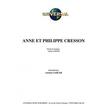 ANNE ET PHILIPPE CRESSON