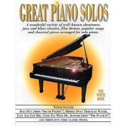 GREAT PIANO SOLOS THE WHITE BOOK