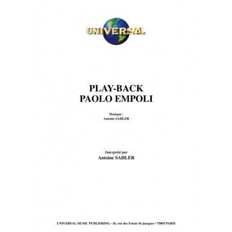 PLAY-BACK PAOLO EMPOLI