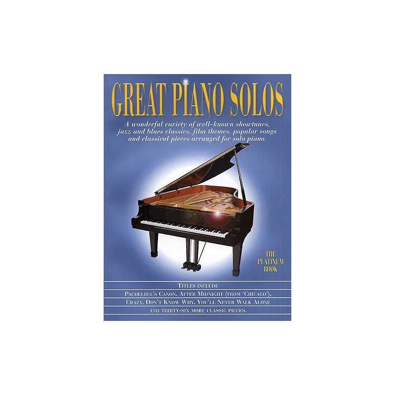 GREAT PIANO SOLOS THE PLATINUM BOOK