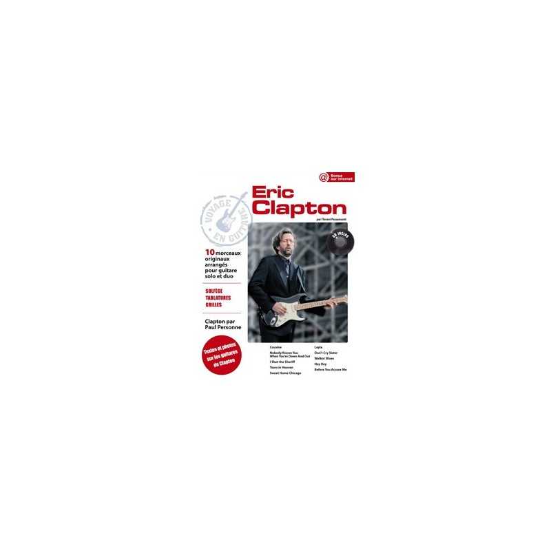 VOYAGE EN GUITARE - ERIC CLAPTON (+CD)