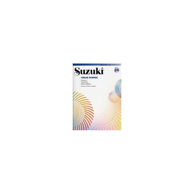 SUZUKI VIOLIN SCHOOL VIOLON PART VOL.3 (+CD)