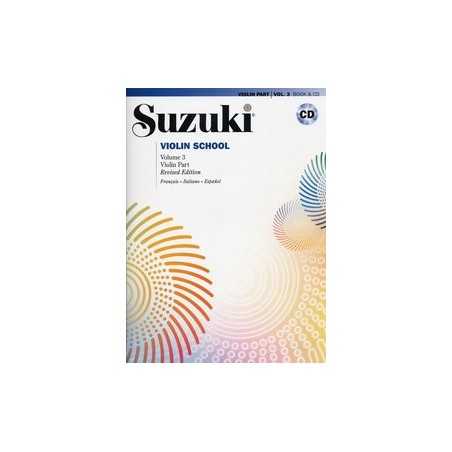 SUZUKI VIOLIN SCHOOL - VIOLON PART VOL.3 (+CD)