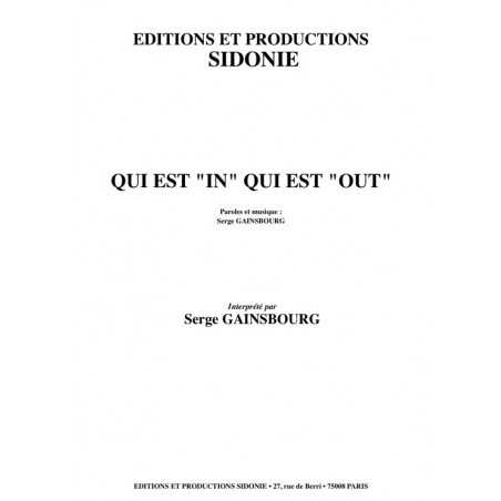 QUI EST IN QUI EST OUT