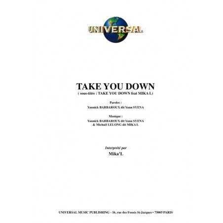 TAKE YOU DOWN