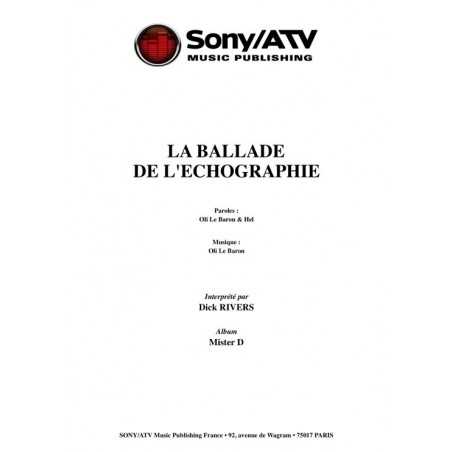 LA BALLADE DE L'ECHOGRAPHIE