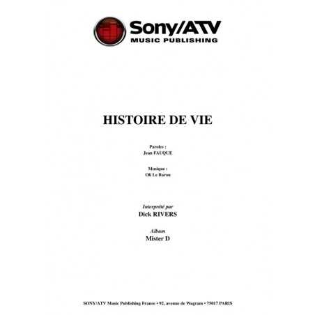 HISTOIRE DE VIE