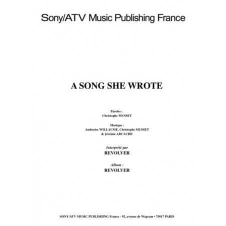 A SONG SHE WROTE