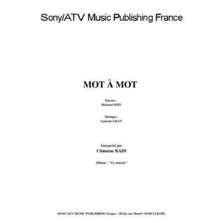 MOT À MOT
