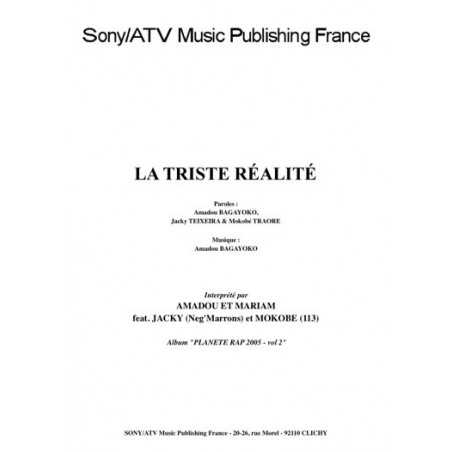 LA TRISTE RÉALITÉ