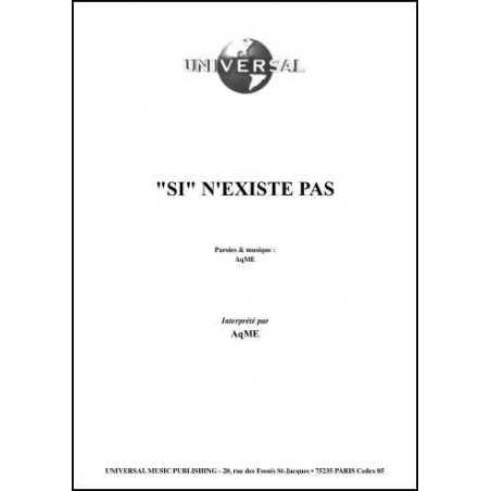 SI' N'EXISTE PAS