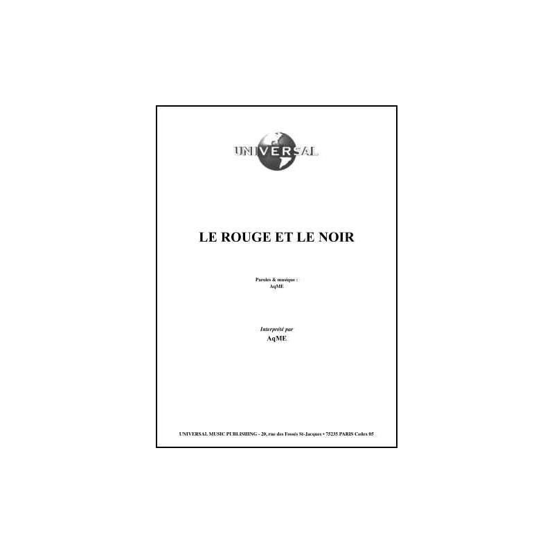 LE ROUGE ET LE NOIR