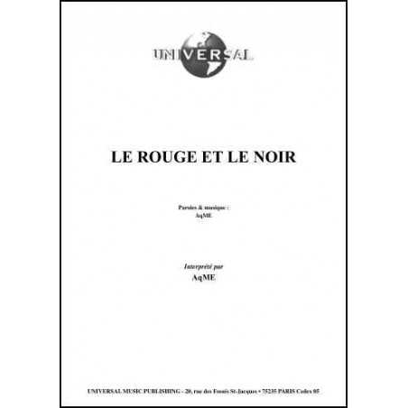 LE ROUGE ET LE NOIR
