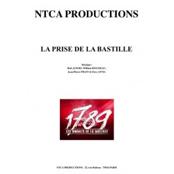 Sheet music LA PRISE DE LA BASTILLE 1789 LES AMANTS DE LA BASTILLE