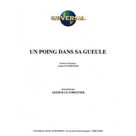 UN POING DANS SA GUEULE