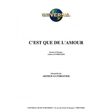 C'EST QUE DE L'AMOUR