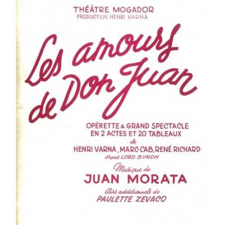 LES AMOURS DE DON JUAN - RECUEIL