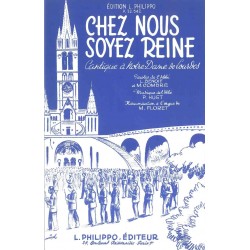Partition CHEZ NOUS SOYEZ REINE HUET
