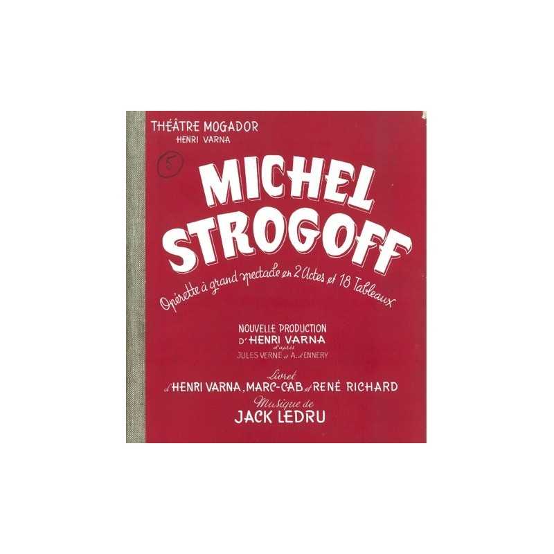 MICHEL STROGOFF - RECUEIL sheet music partition MERKÈS Marcel