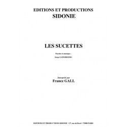 Sheet music LES SUCETTES France Gall