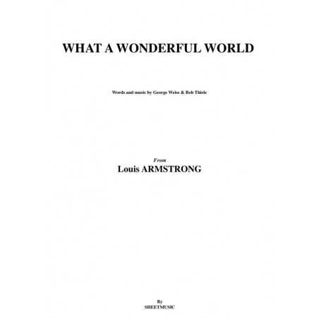 WHAT A WONDERFUL WORLD (VIOLON)