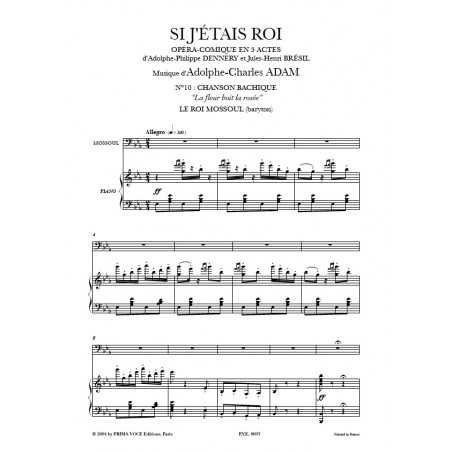 LA FLEUR BOIT LA ROSÉE (SI J'ÉTAIS ROI)