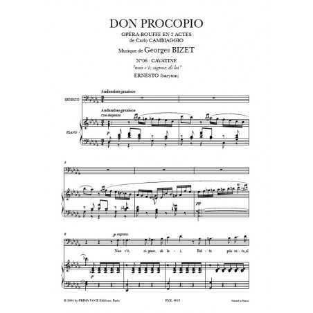 NON V'È, SIGNOR, DI LEI (DON PROCOPIO)