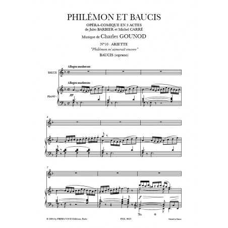 PHILÉMON M'AIMERAIT ENCORE (PHILÉMON ET BAUCIS)