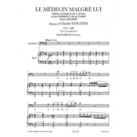 VIVE LA MÉDECINE (LE MÉDECIN MALGRÉ LUI)