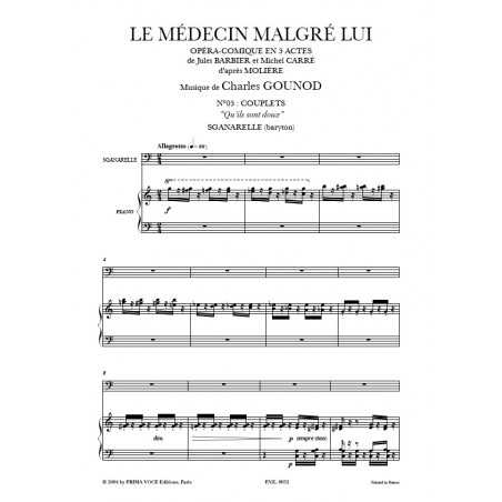 QU'ILS SONT DOUX (LE MÉDECIN MALGRÉ LUI)